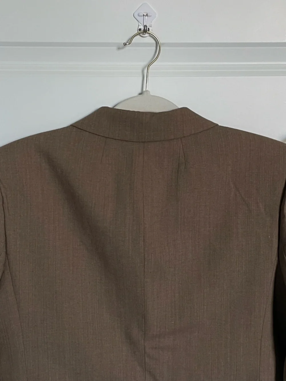 New! J. Crew École Italian studio wool blend Blazer 10 brown tan 54385